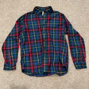 L.L. Bean Men's Scotch Plaid Flannel Shirt
